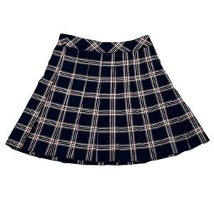 H&M Divided - Mini Skirt Tartan Plaid Pleated Size 2